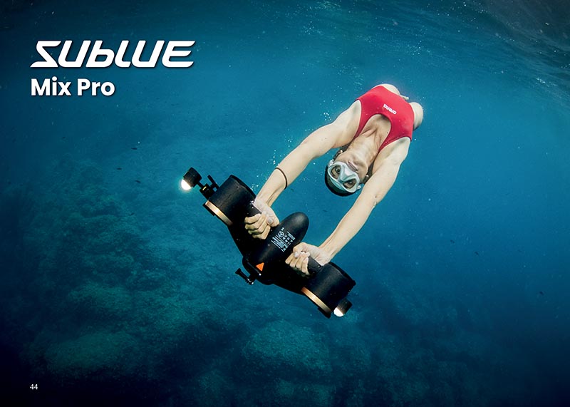 Brochure Sublue - scooters sous-marins